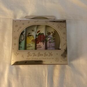 Tonymoly wash off mask and mask brush